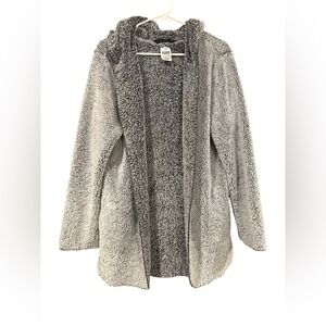PINK Victoria's Secret Gray Fuzzy Cardigan
